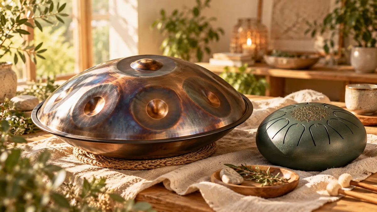 Handpan ou tongue drum : lequel choisir ?