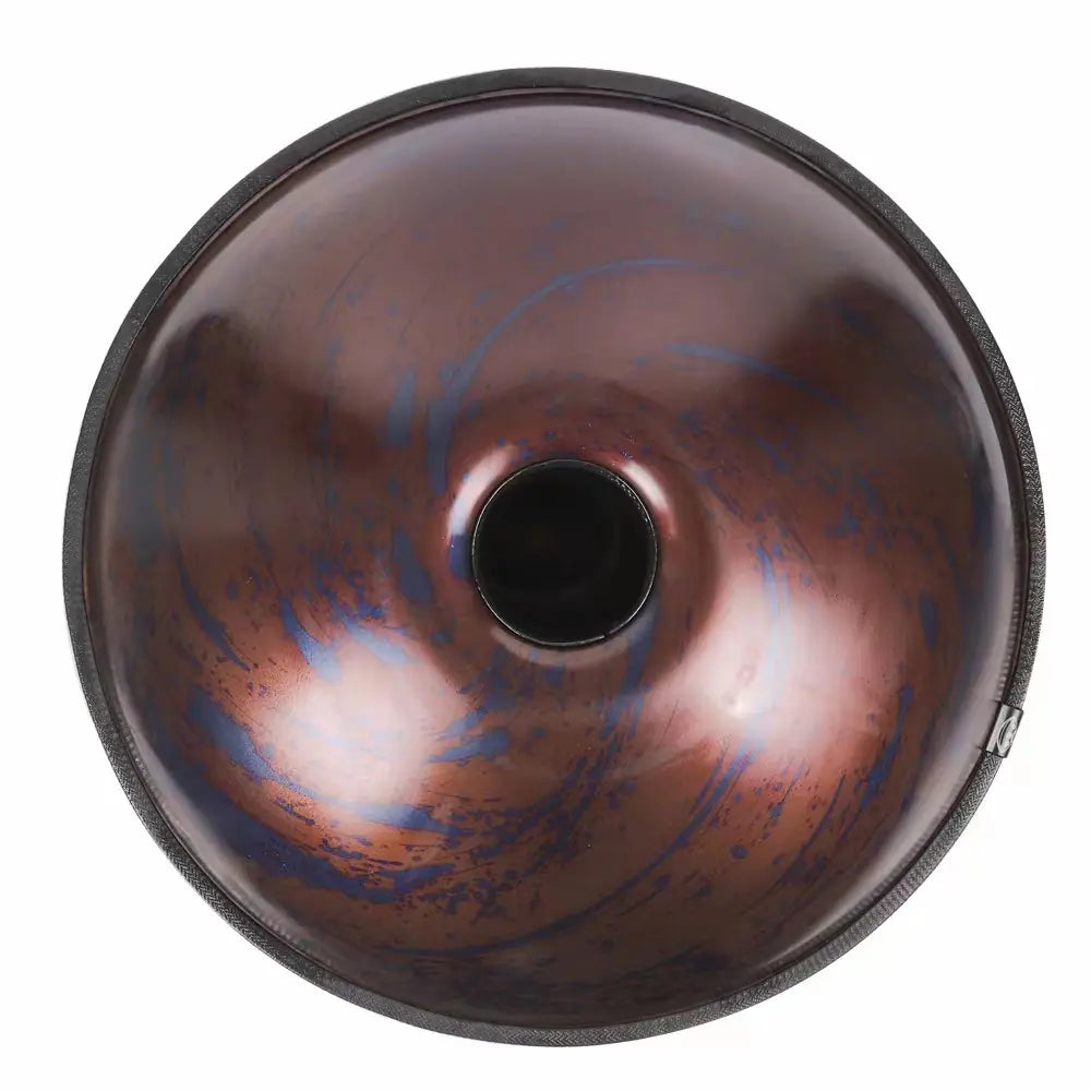 Handpan 440 Hz acier inoxydable 55 cm gamme kurd ré mineur