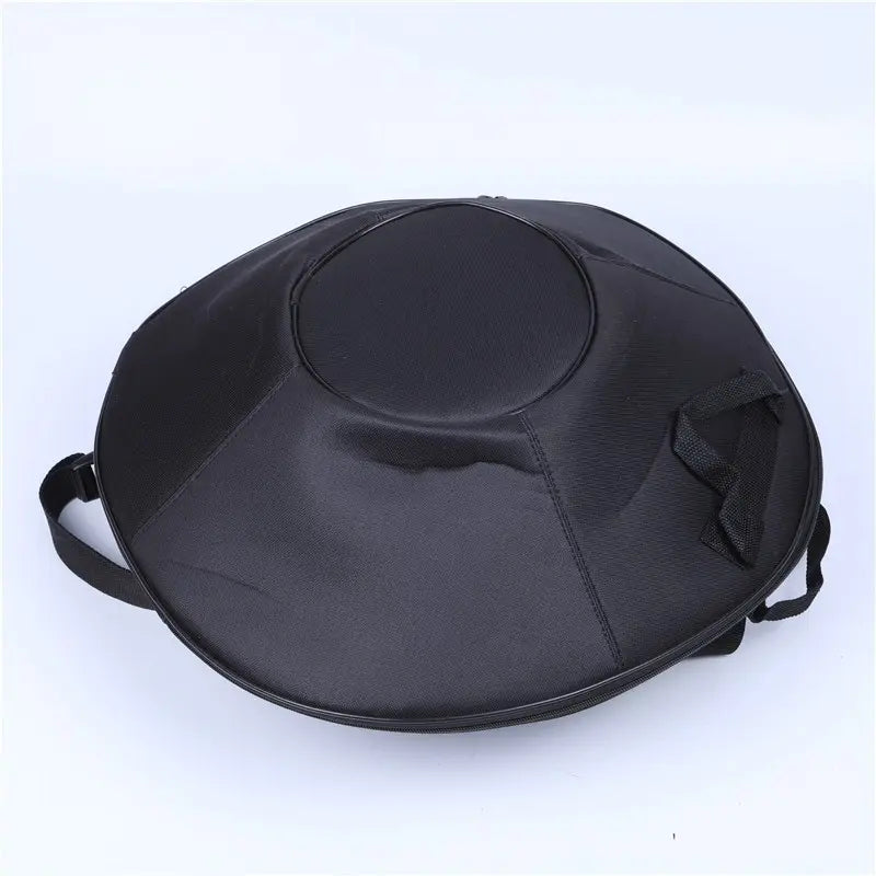 Handpan 440 Hz acier patiné instrument artisanal jouable mains nues