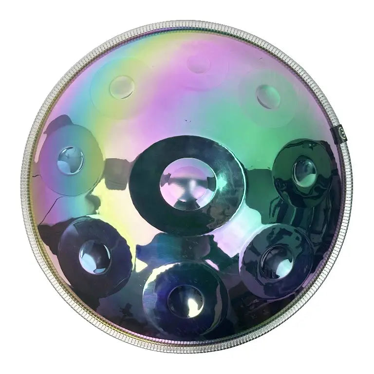 Handpan Arc-en-ciel Ré Mineur Kurd 9, 10 ou 12 Notes