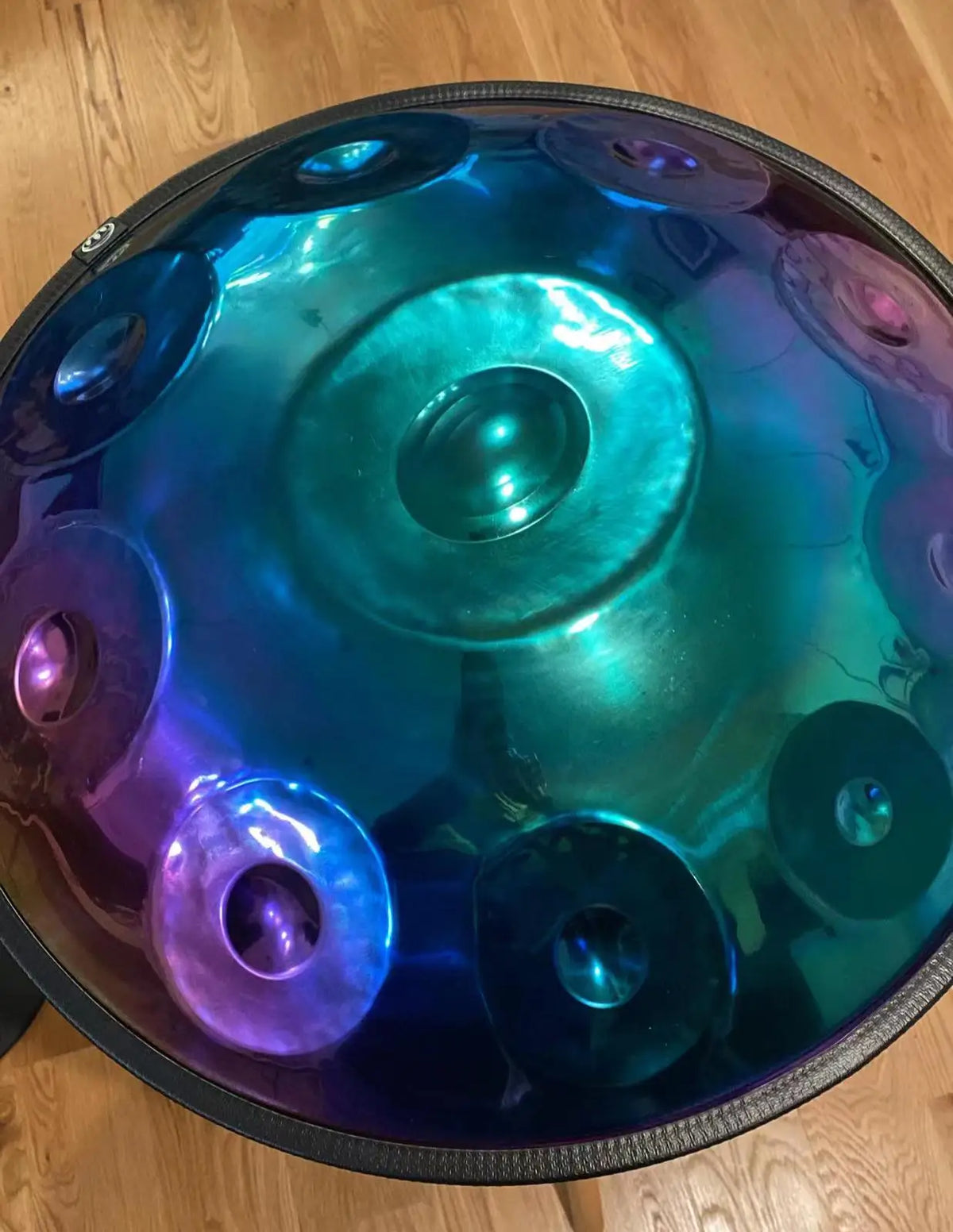 Handpan Arc-en-ciel Ré Mineur Kurd 9, 10 ou 12 Notes