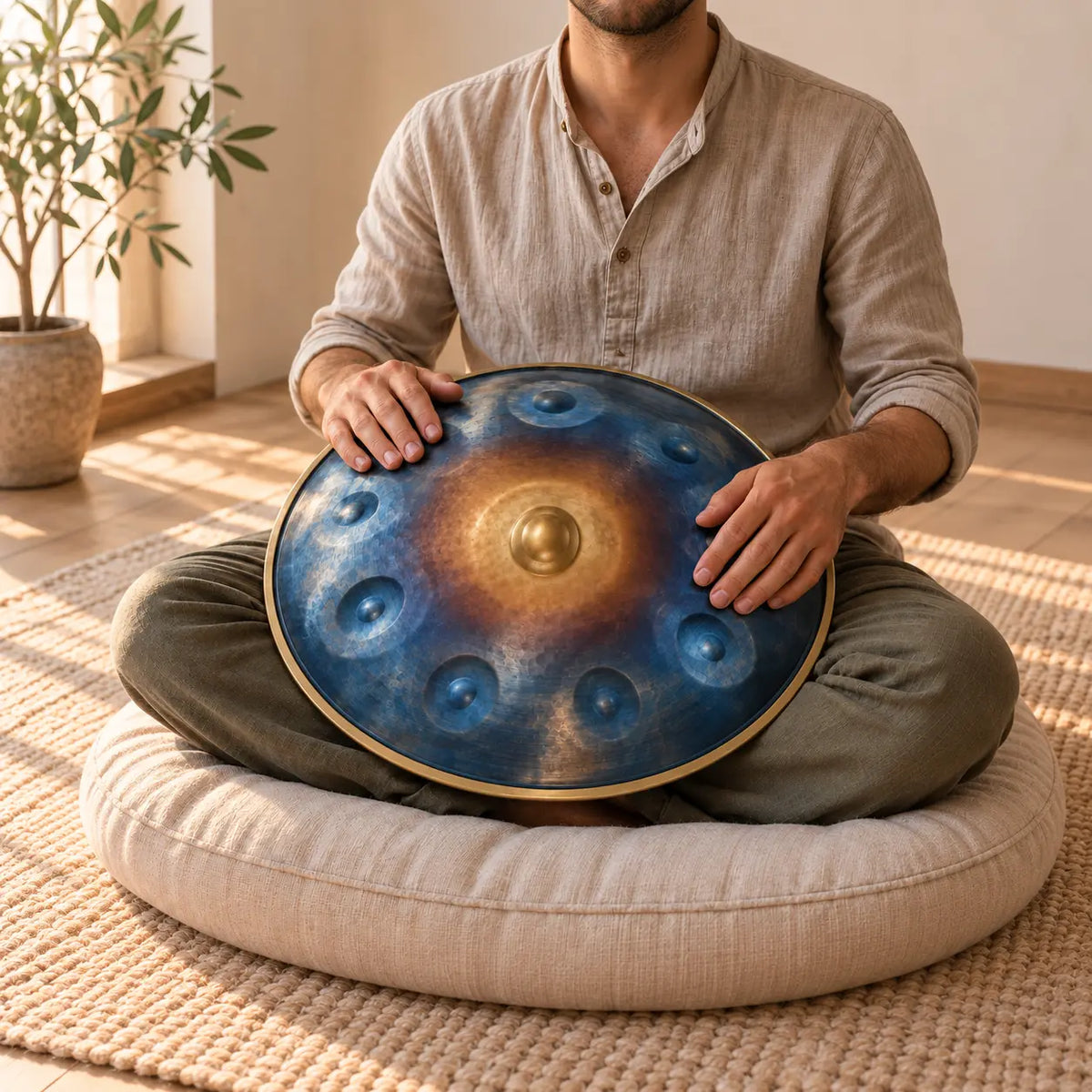 Handpan 9 Notes Nitruré 440 Hz