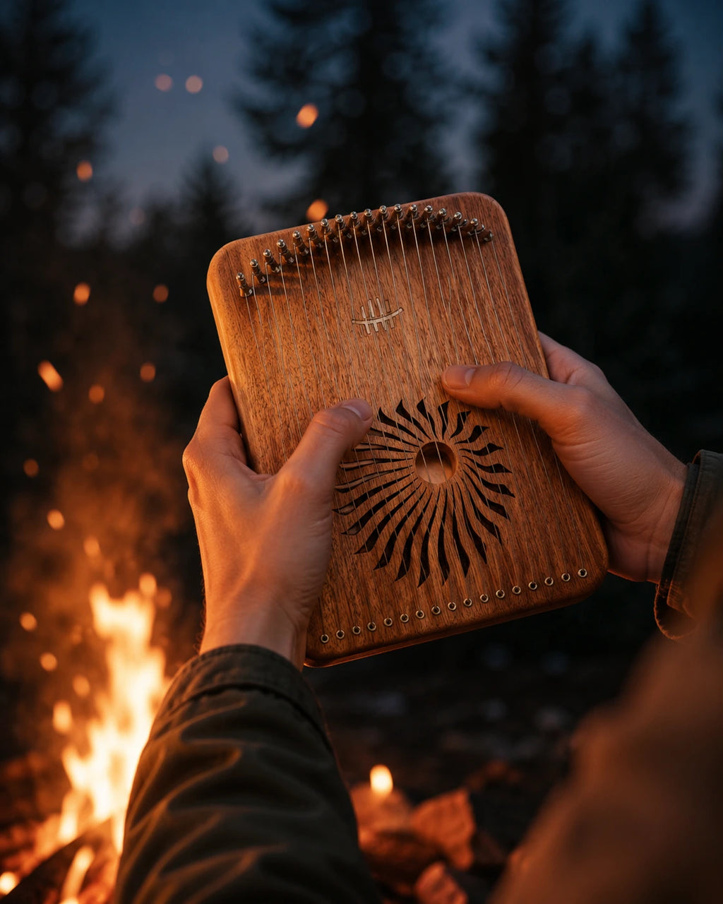 Harpe Lyre Bois 17 Cordes