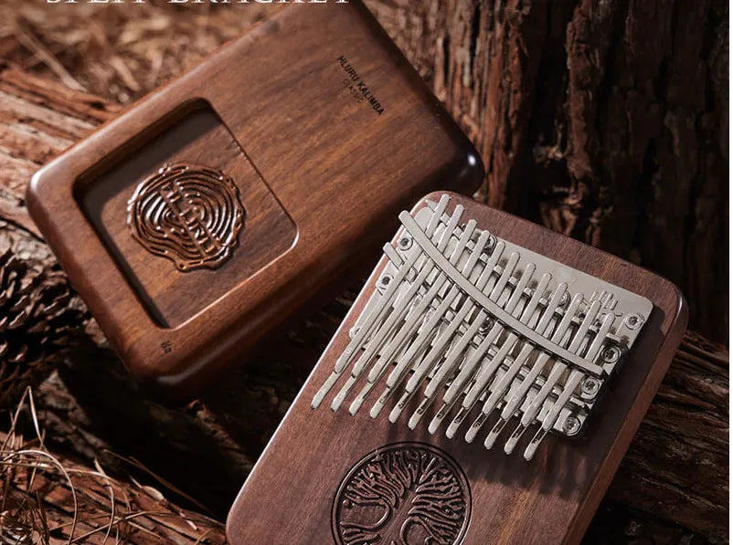 Kalimba 24 touches double couche arbre de vie