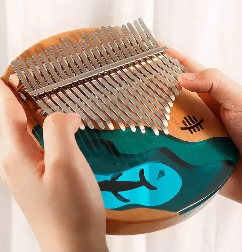 Kalimba Époxy baleine