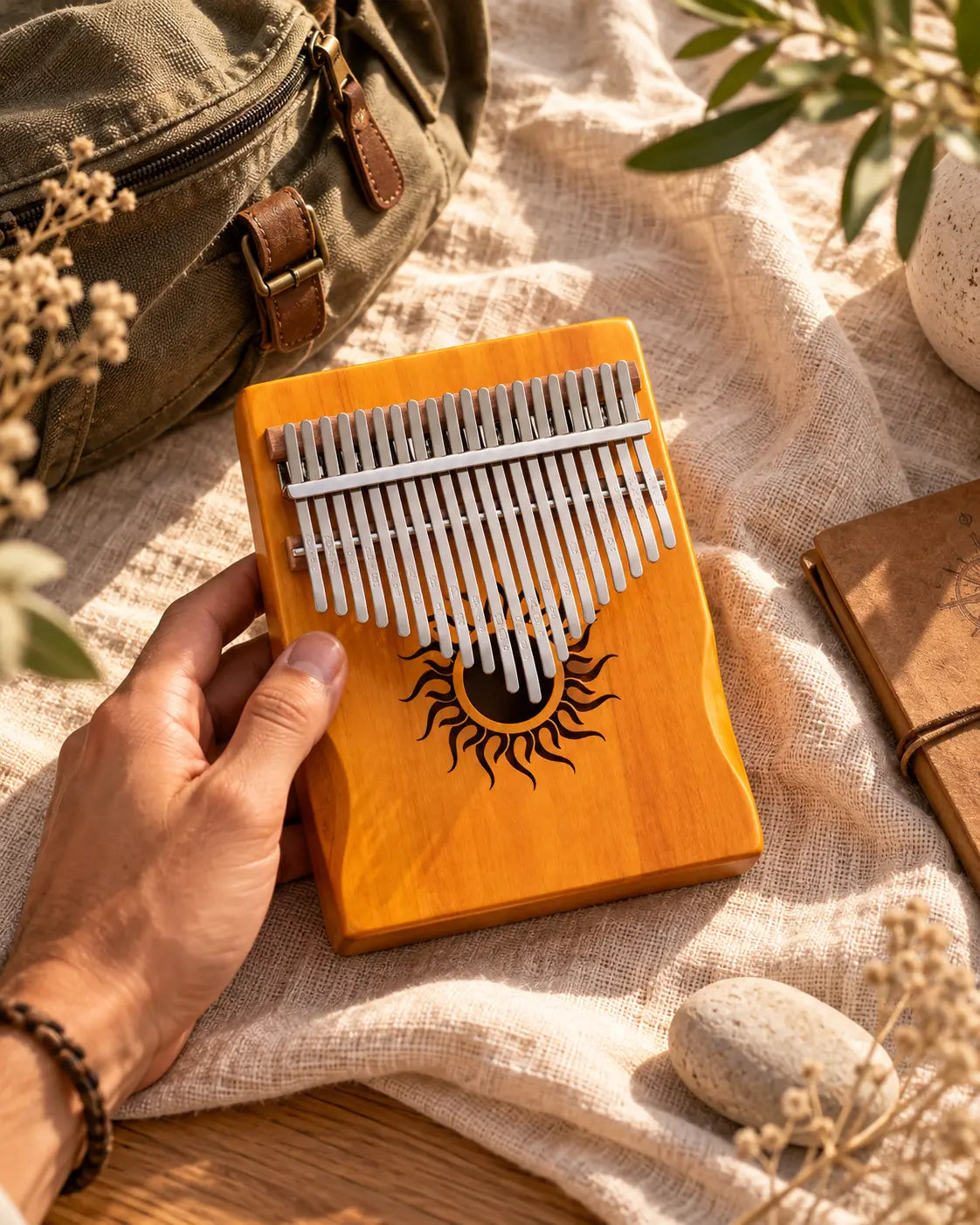 Kalimba 21 lames bois | Nomade