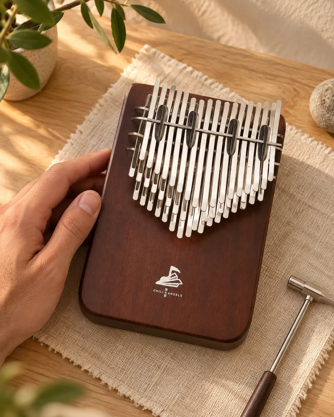 Kalimba professionnel 46 touches en bois