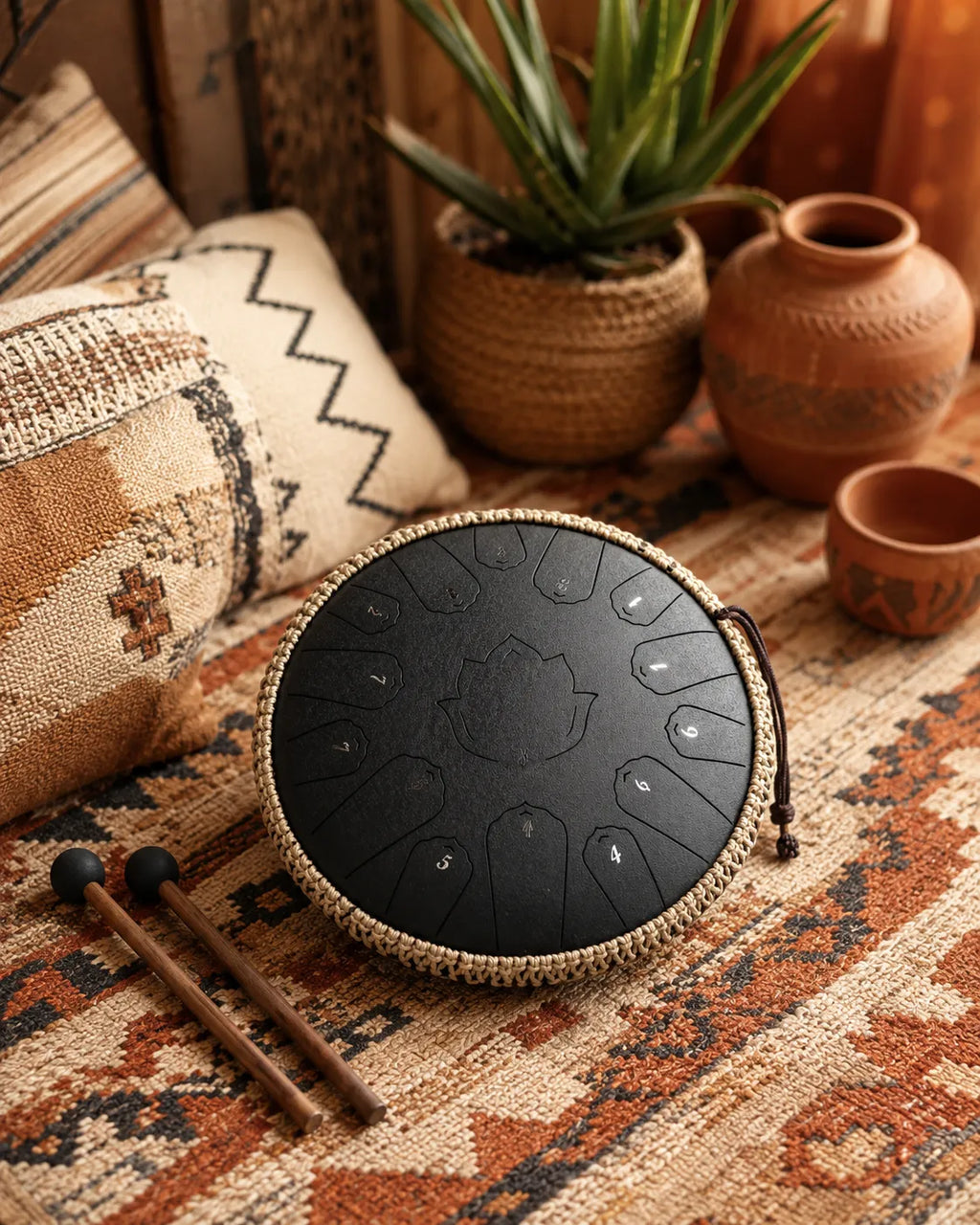 Tongue drum méditation