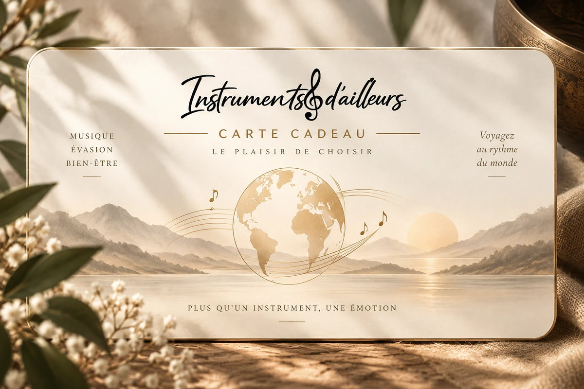 Carte cadeau Instruments d'ailleurs