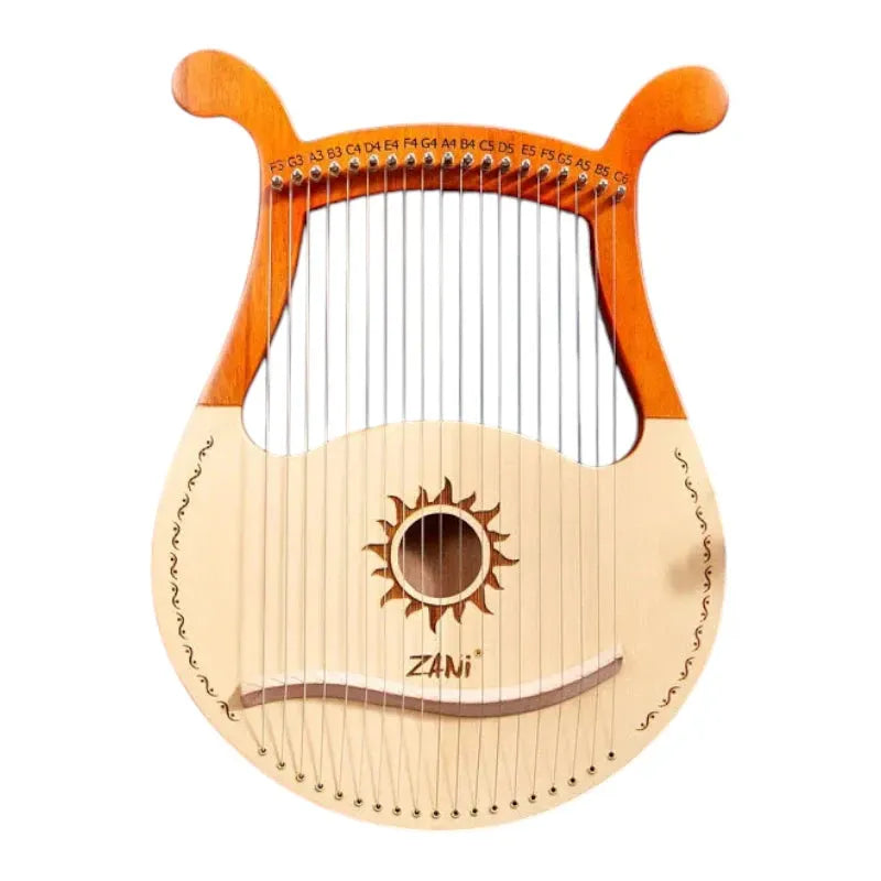 Lyre 19 cordes caisse de résonance